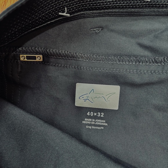 Greg Norman Men’s 40x32 Performance Stretch Classic Office Black Pant - Picture 7 of 14